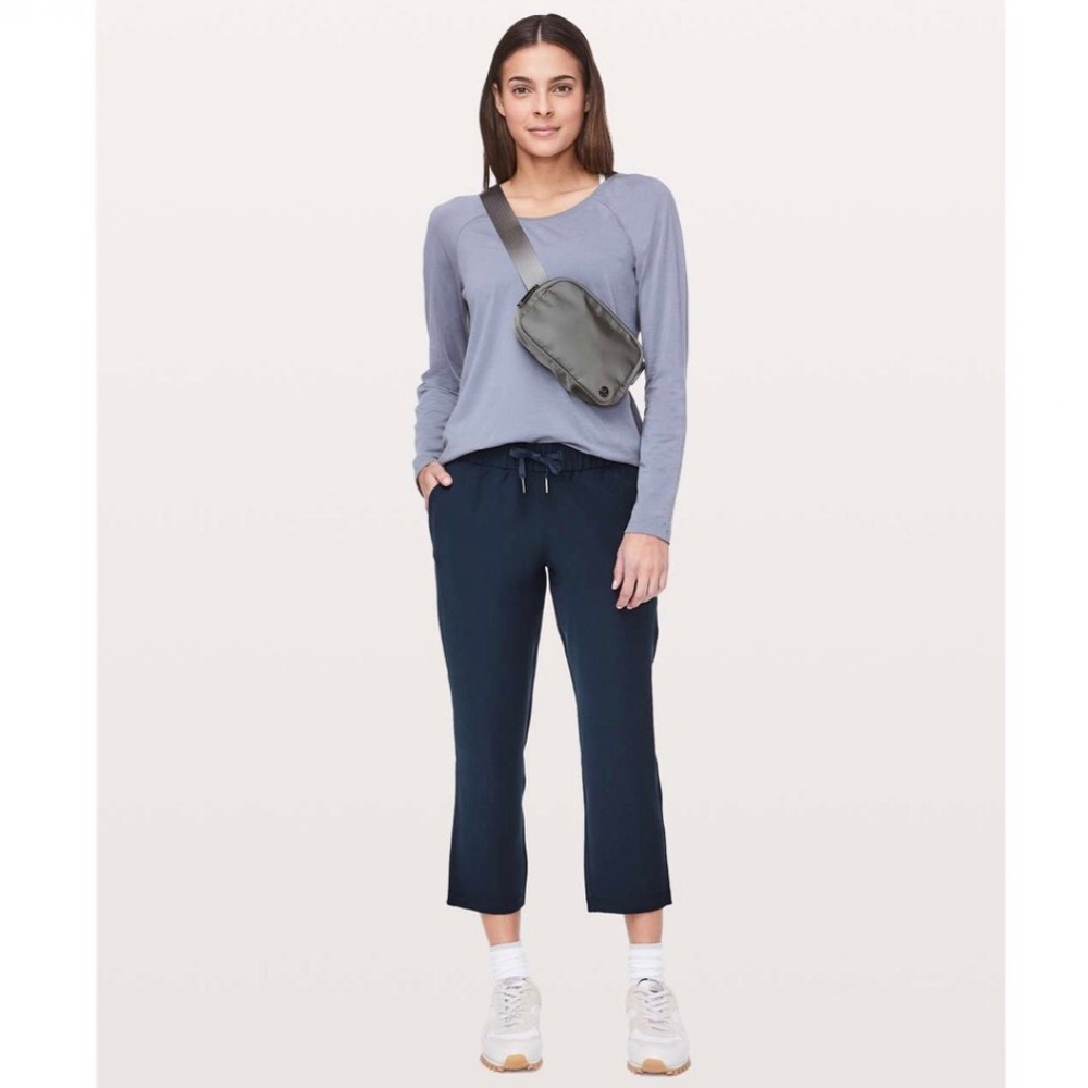Lululemon Athletica Blue Track Pants for Effortless Style